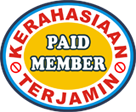 Kerahasiaan Data Paid Member Terjamin