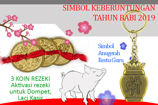 Simbol Keberuntungan tahun Babi 2019